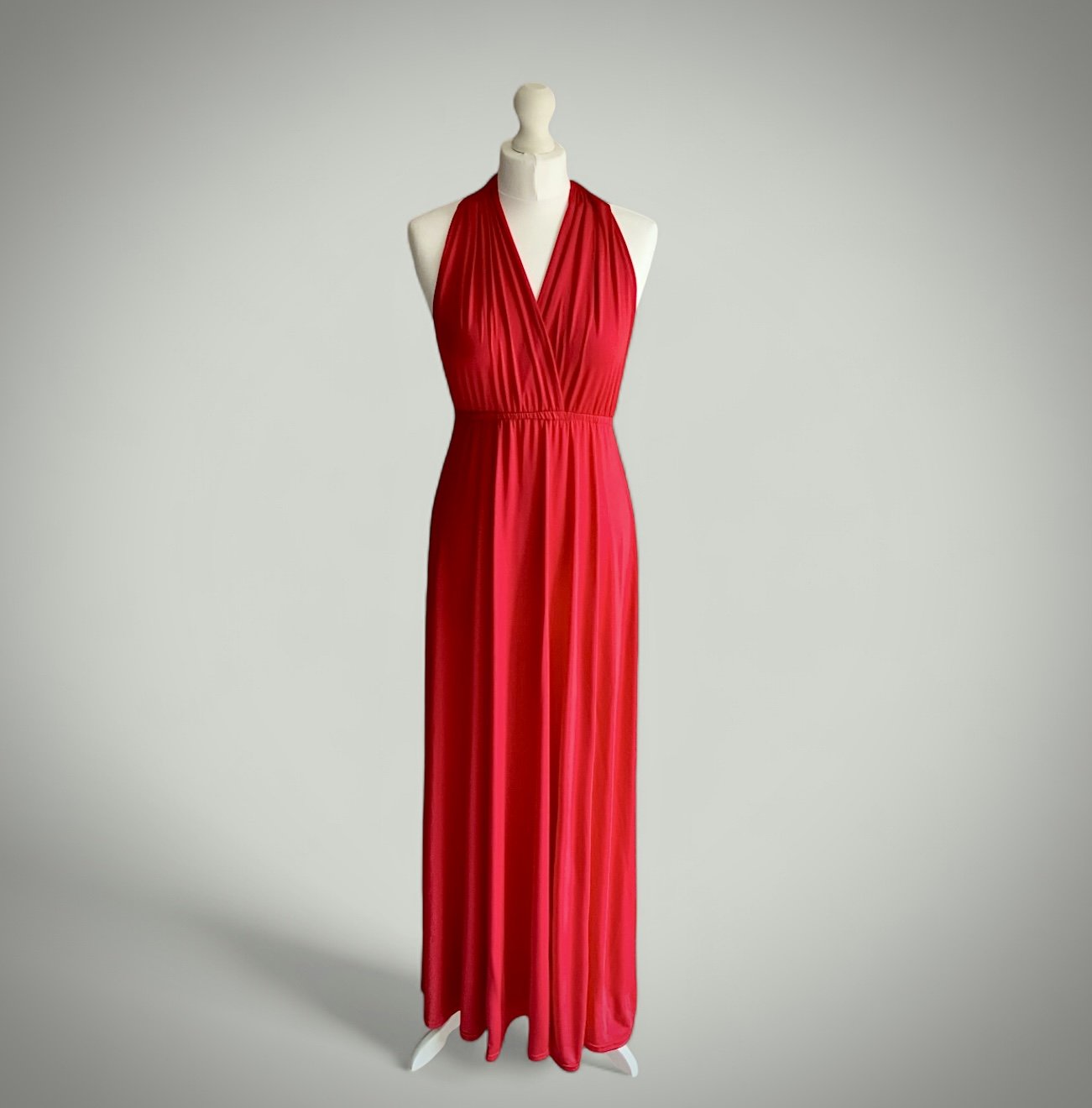 Red Halter Dress