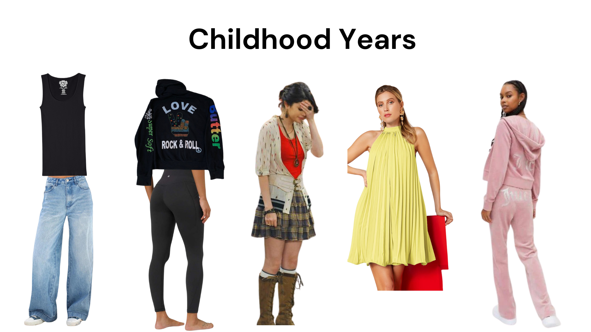 As a child, I imagined my style at 22 years old would resemble the way my older family friends dressed. I looked up to girls who wore Butter hoodies, Sugar Lips tank tops, and Juicy Couture tracksuits. One of my favorite style icons was Selena Gomez,