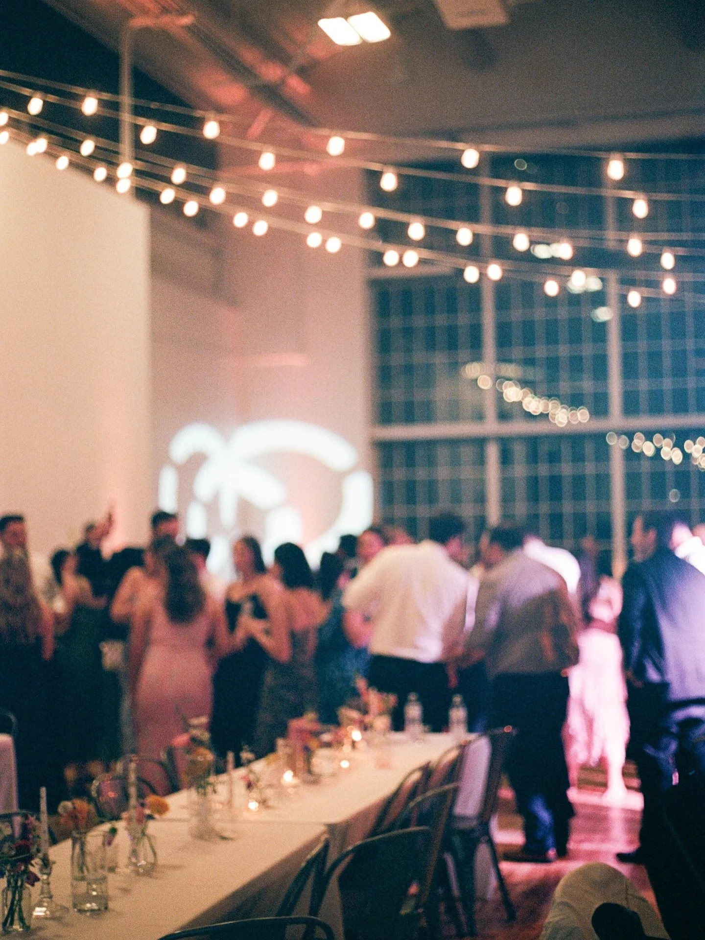 The measure of a wedding DJ? Look at the tables. This is my favorite angle of a packed dance floor. 

Big love to @nelliefilmphotographer for framing it perfectly. No surprise! 

We had the best time celebrating Ashley and Frank last year! I think ab