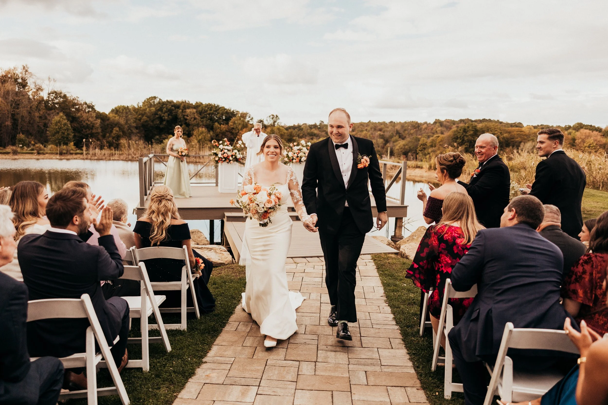 Live Ceremony Music, a Patio First Dance, and a Country Roads Finale
