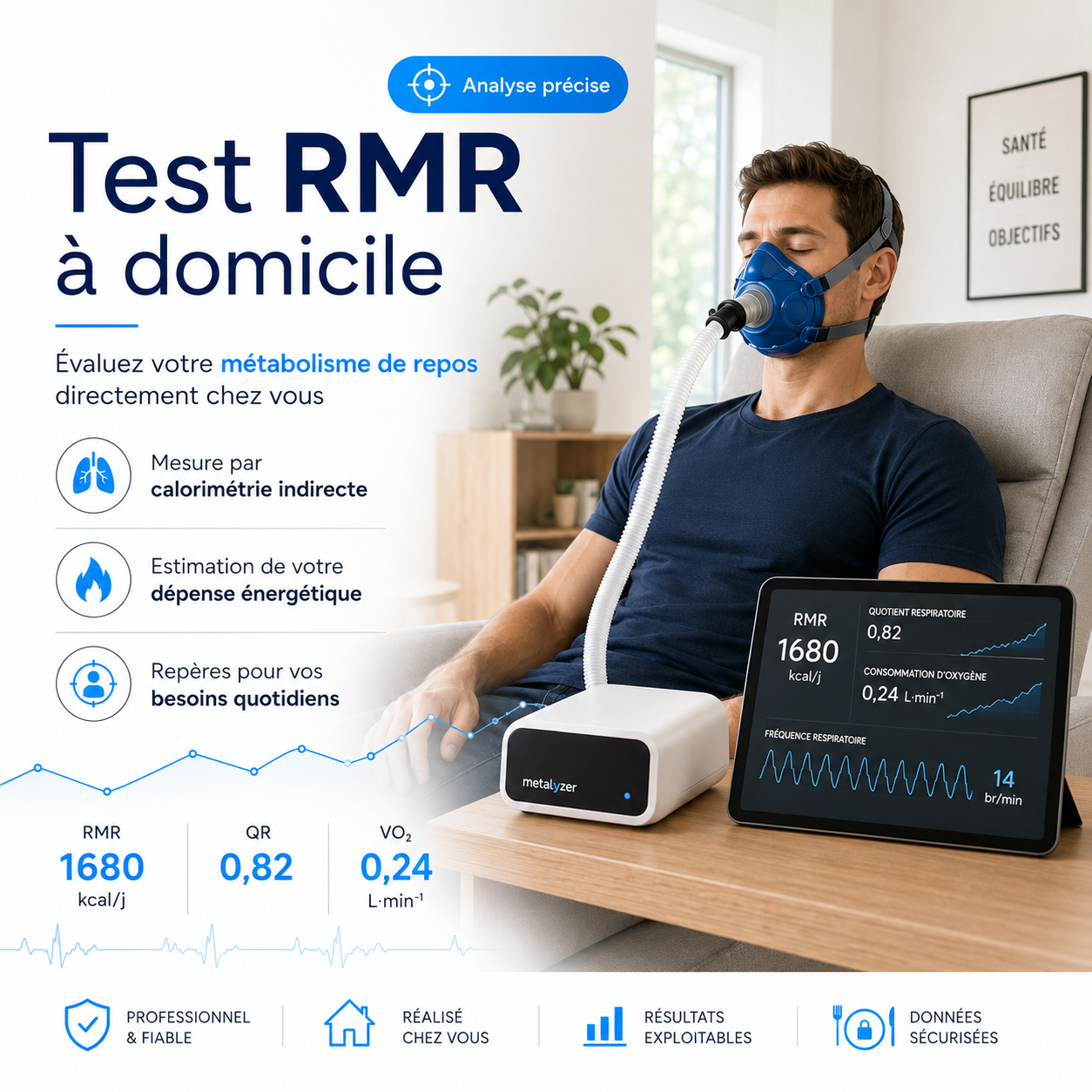 Test du métabolisme de repos – RMR