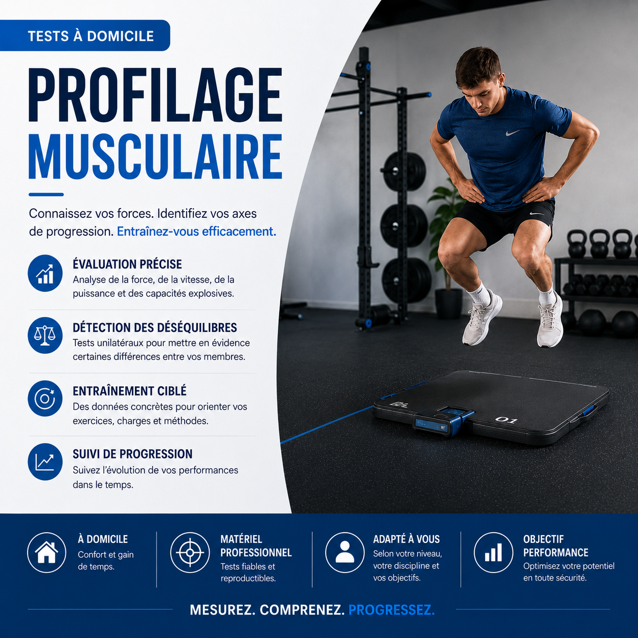 Tests de profilage musculaire