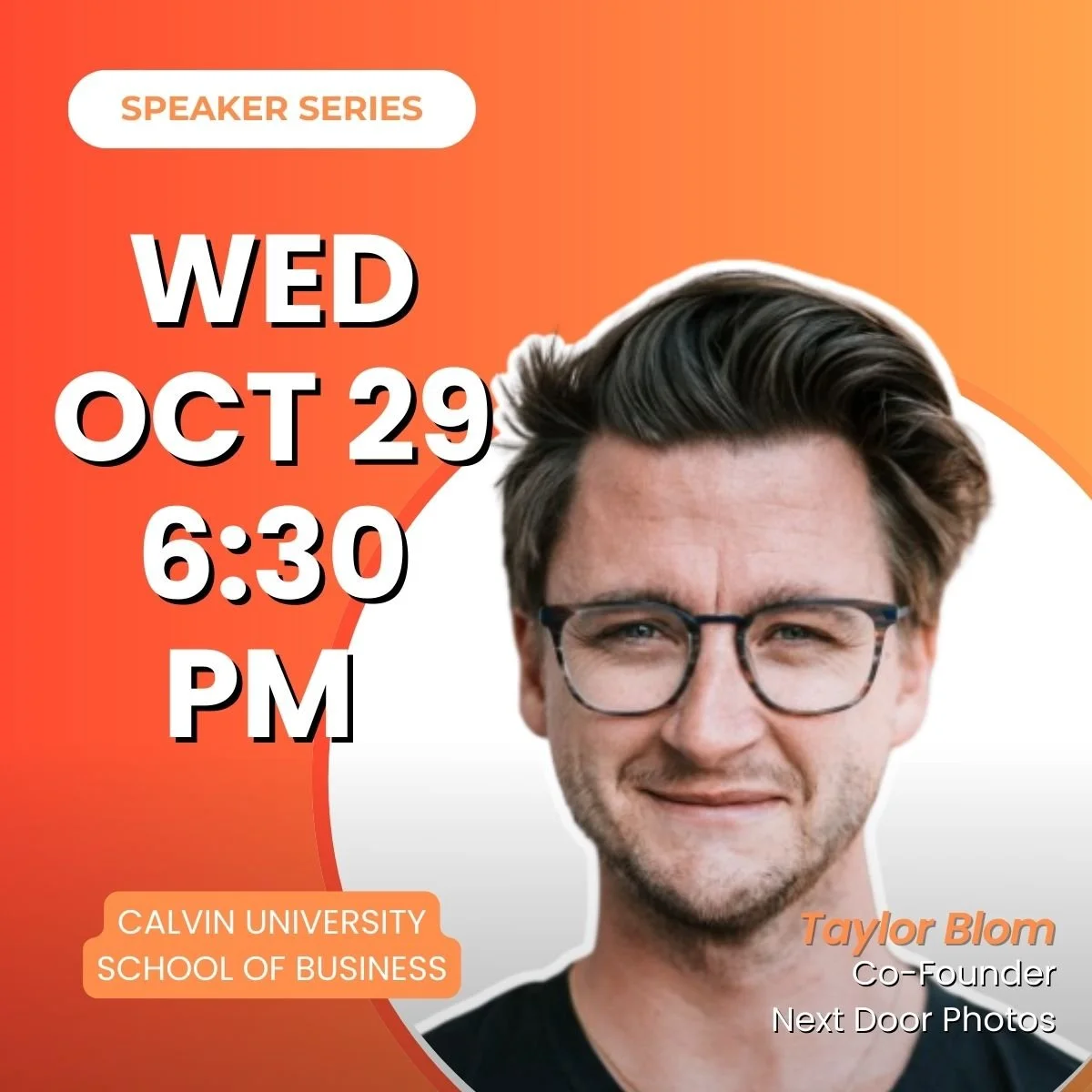 Speaker Series: Taylor Blom