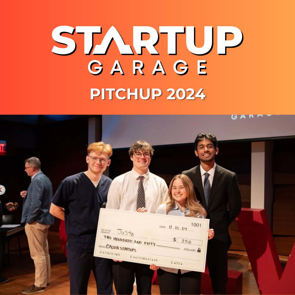 Pitchup 2024 - Startup Garage at Calvin University