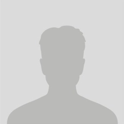 Silhouetted gray profile of a person's head and shoulders against a light background.