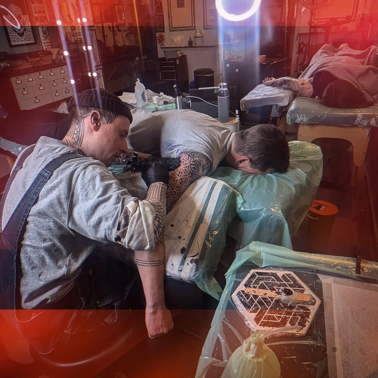 I'm slowly winding down for the year as the nights draw in, Plently of tattooing going on but mostly on larger projects that won't be ready to show for a little while, here's a few photos from the weekend to keep the page busy and give you a glimpse 