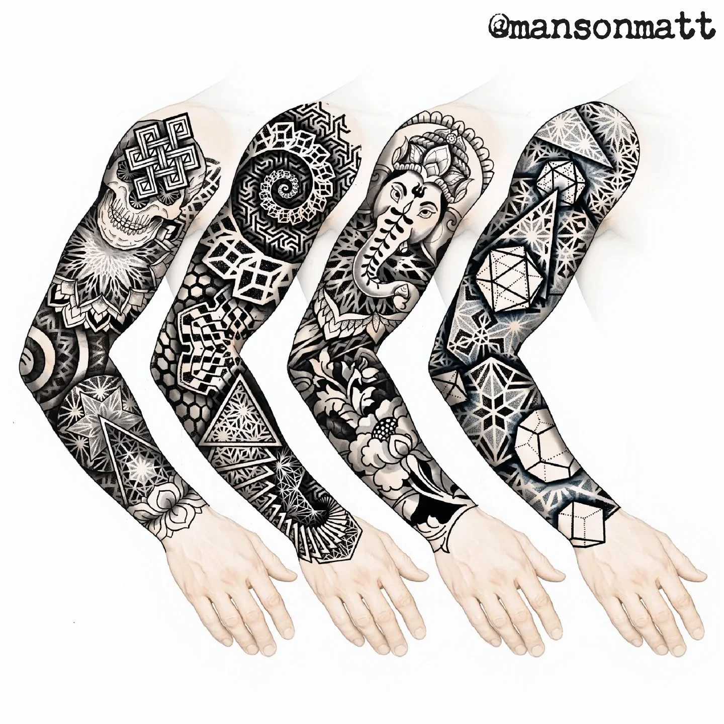 Last week, I took some time to draw up some new sleeve designs to kick off the year! 

I always love to creating custom designs, so if you have an idea in mind and want to make it just right, feel free to reach out and book a free consultation.

Avai