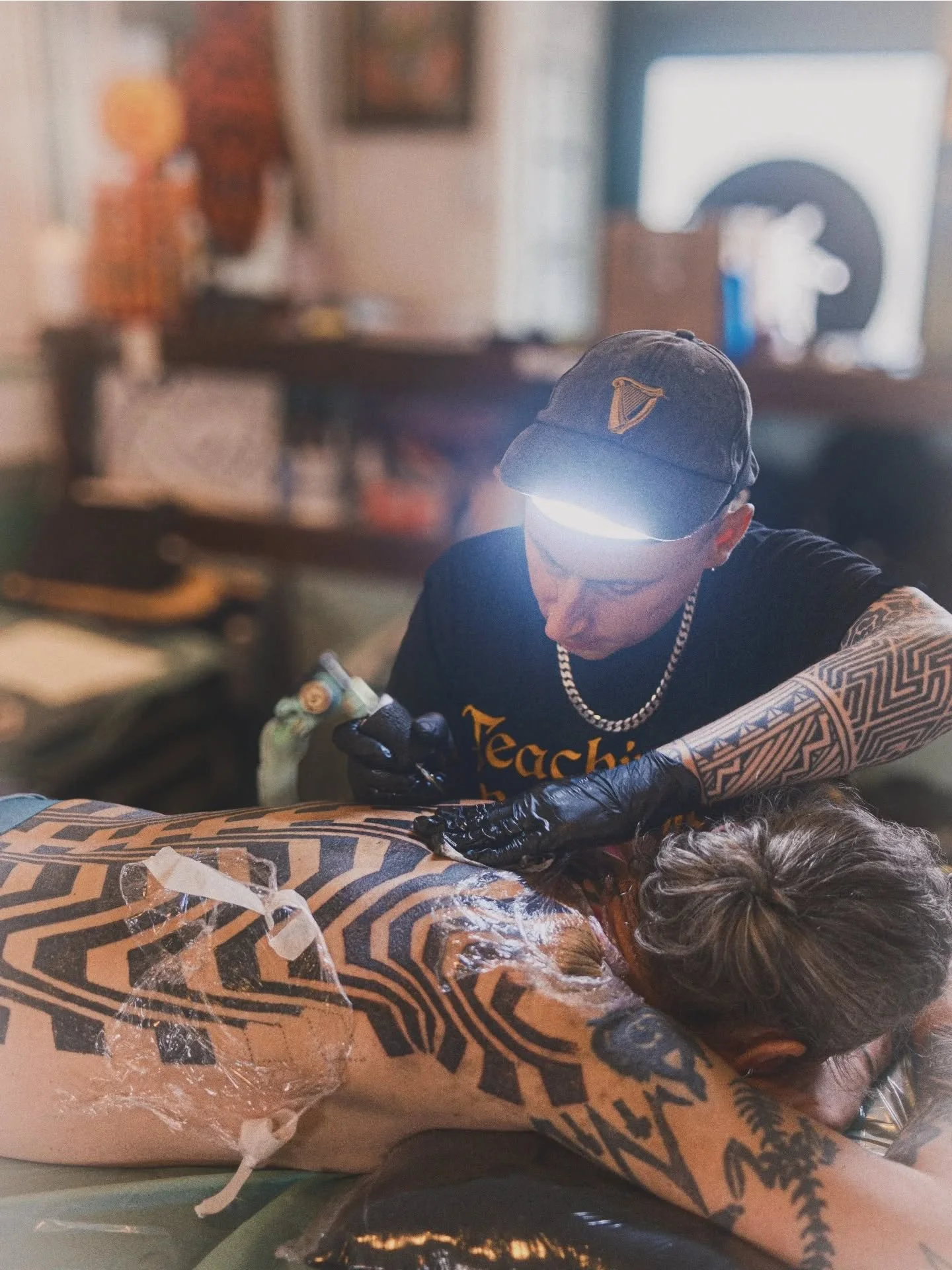 Always good to have a Catch up with Alexi and chip away at his back tattoo.... One more session left until I can do the grand revel, really looking forward to showing this one off!

I'm currently booking dates in July so if you want to start a new pr