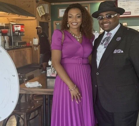 Dressed up for Sunday Best Fun Day at the West Loop Boudreaux's Cajun Kitchen