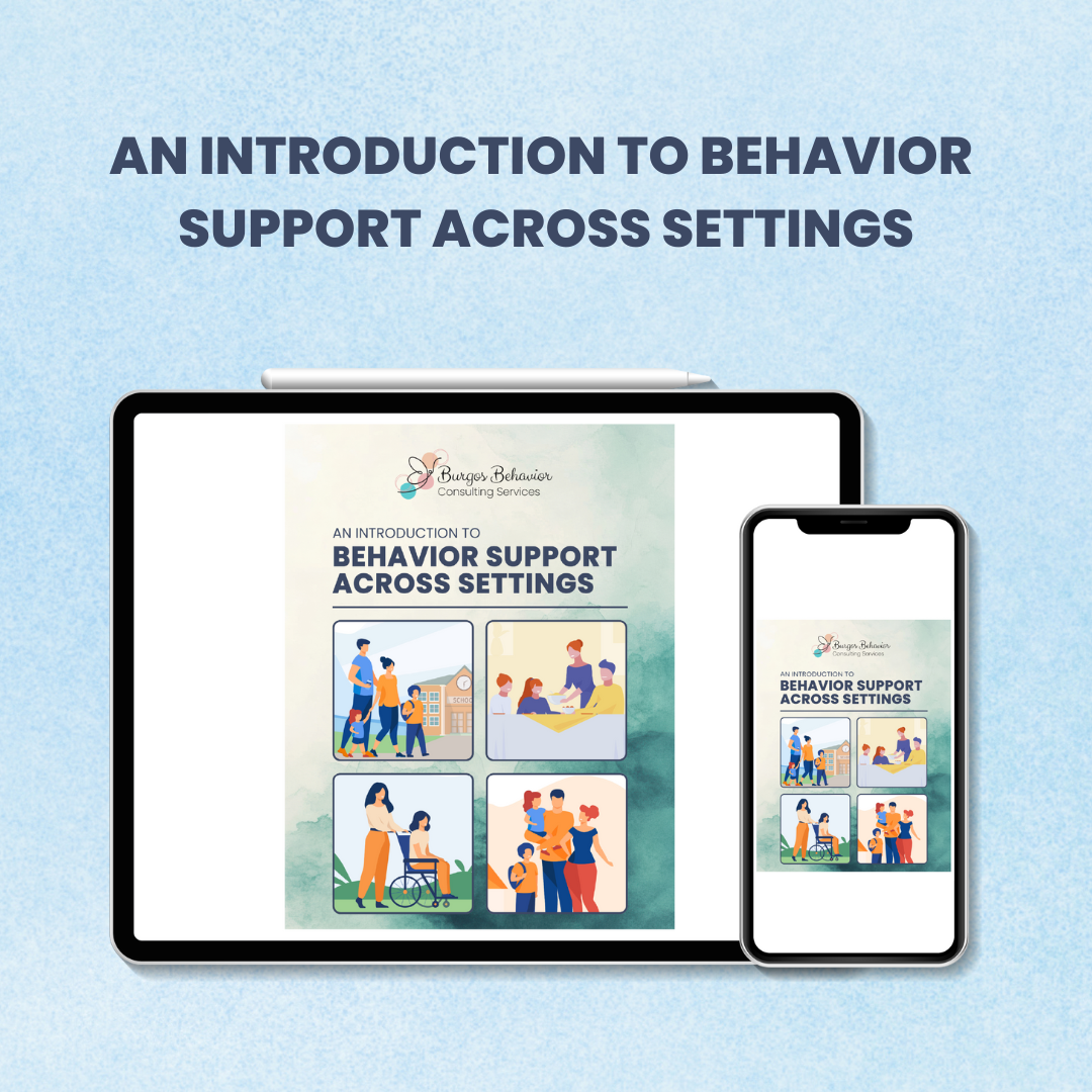 An Introduction to Behavior Support Across Settings