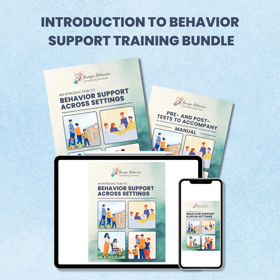 Introduction to Behavior Support Training Bundle