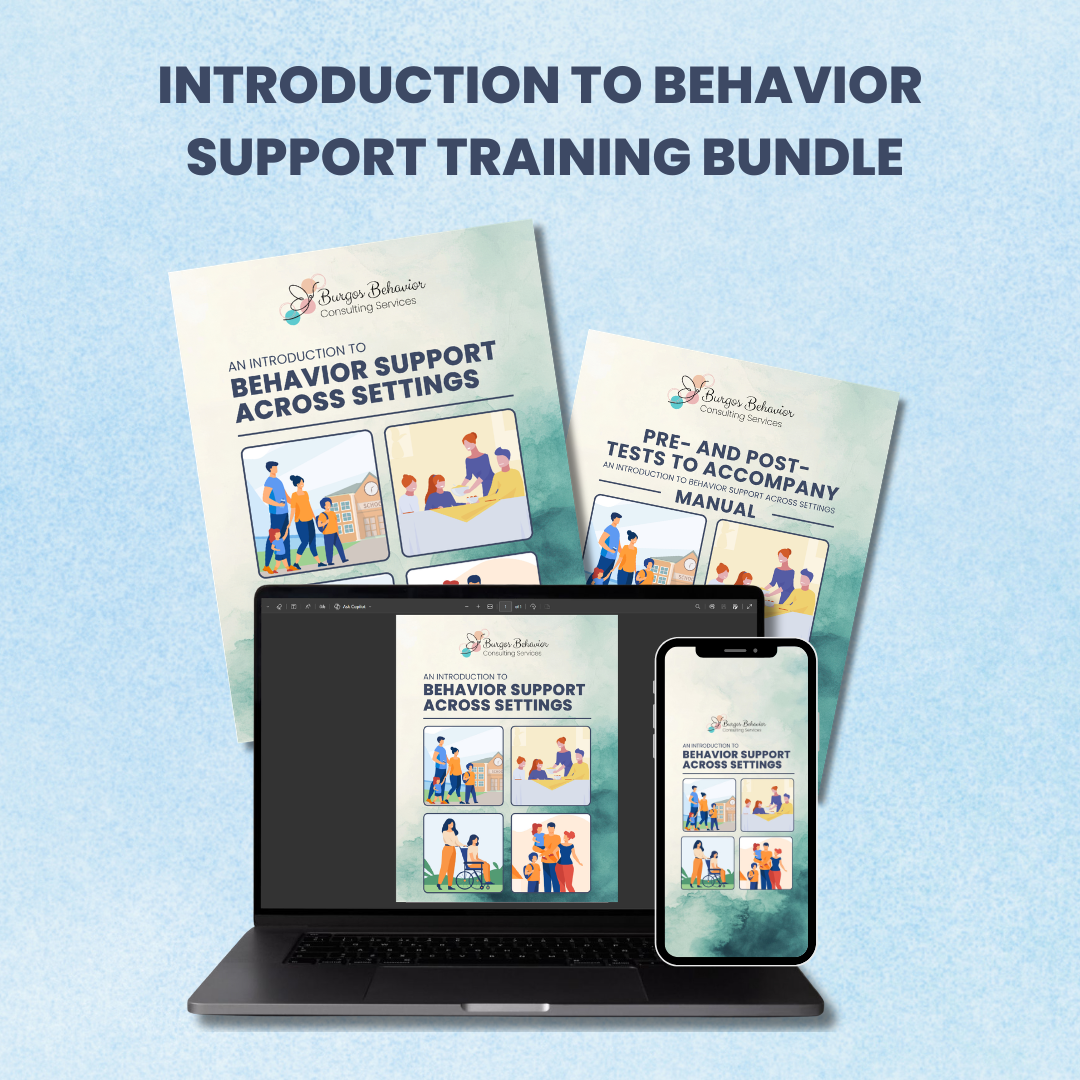 Introduction to Behavior Support Training Bundle