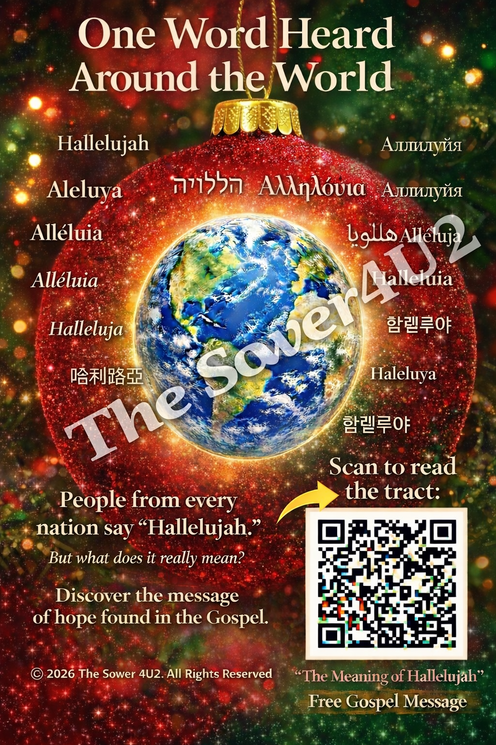 Red & Green Ornament 2