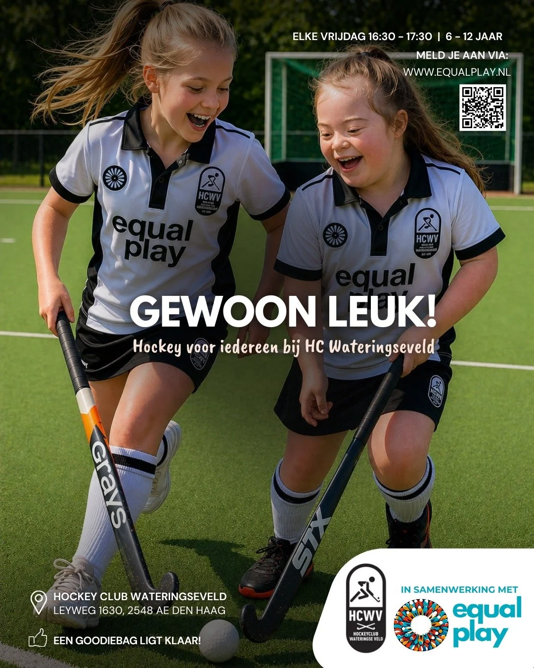 🏑 𝐎𝐩𝐞𝐧 𝐭𝐫𝐚𝐢𝐧𝐢𝐧𝐠𝐞𝐧 𝐛𝐢𝐣 𝐇𝐂 𝐖𝐚𝐭𝐞𝐫𝐢𝐧𝐠𝐬𝐞 𝐕𝐞𝐥𝐝!

Goed nieuws! Op 22 mei, 29 mei en 5 juni organiseren we open trainingen voor ons inclusieve hockeyteam 🎉

Deze trainingen zijn voor kinderen van 6&ndash;12 jaar, met &eacut