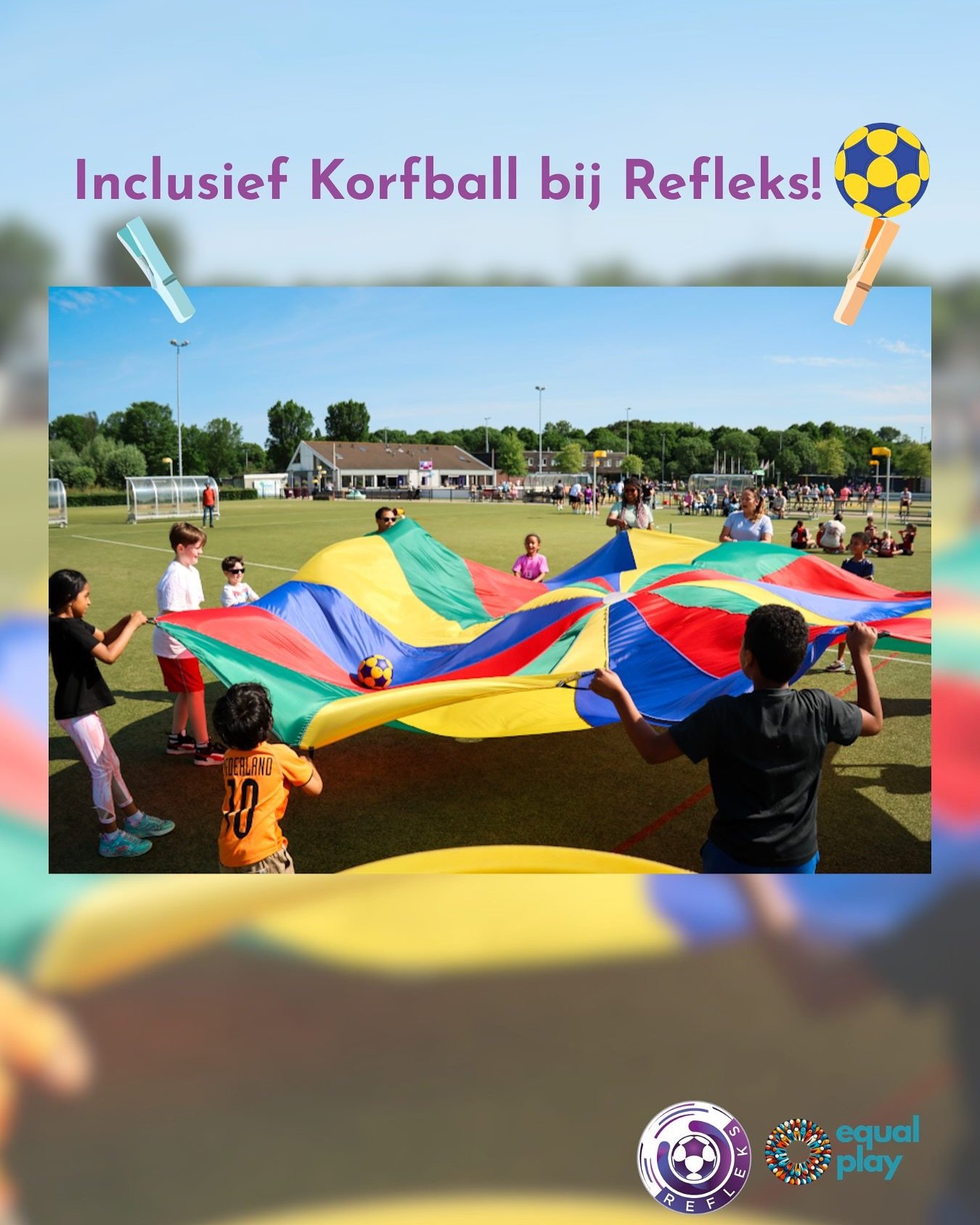 Inclusief korfbal bij @k.v.refleks!

Geen aparte teams. Geen labels. Geen zijlijn.

Gewoon kinderen die samen sporten, samen lachen en samen onderdeel zijn van hetzelfde team.

Gisteren vierden we de start van inclusieve korfbal bij Refleks. Een plek