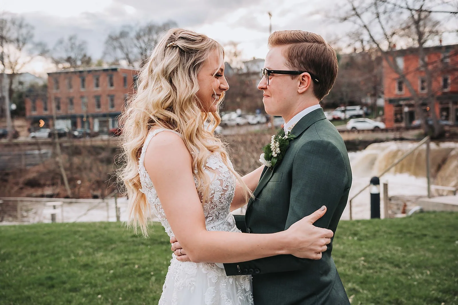QUEER WEDDING AT THE ROUNDHOUSE IN BEACON, NEW YORK