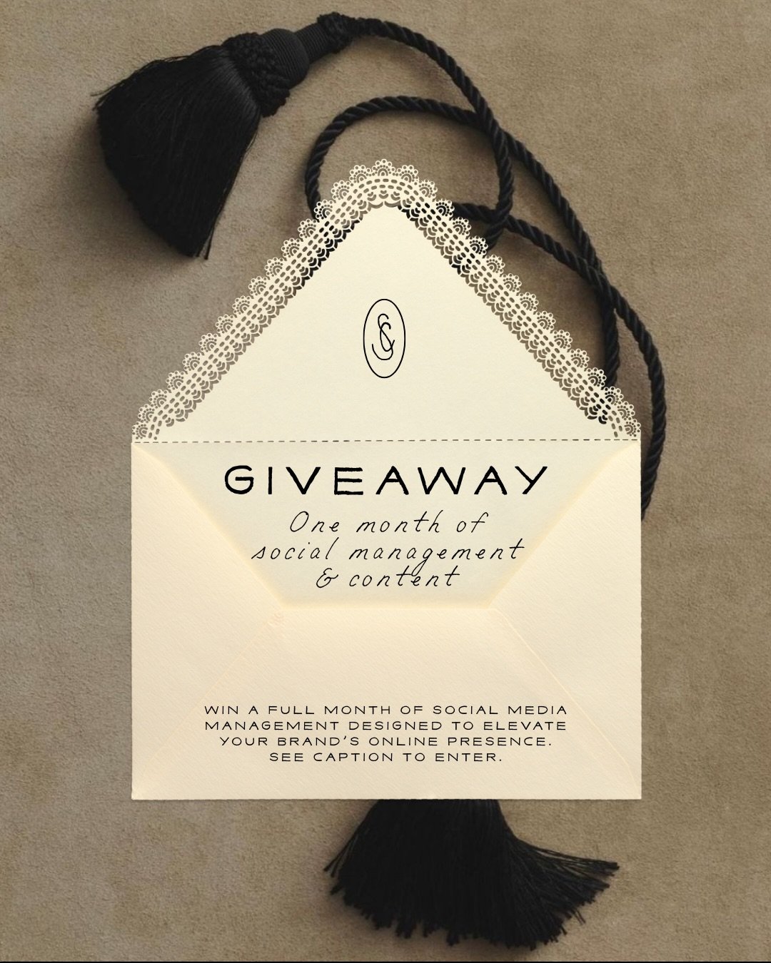 ✨ GIVEAWAY TIME ✨

To celebrate the new season we&rsquo;re heading into, We&rsquo;re giving one brand the chance to win 1 full month of social media management.

If showing up online consistently feels overwhelming, this is for you!

The winner will 