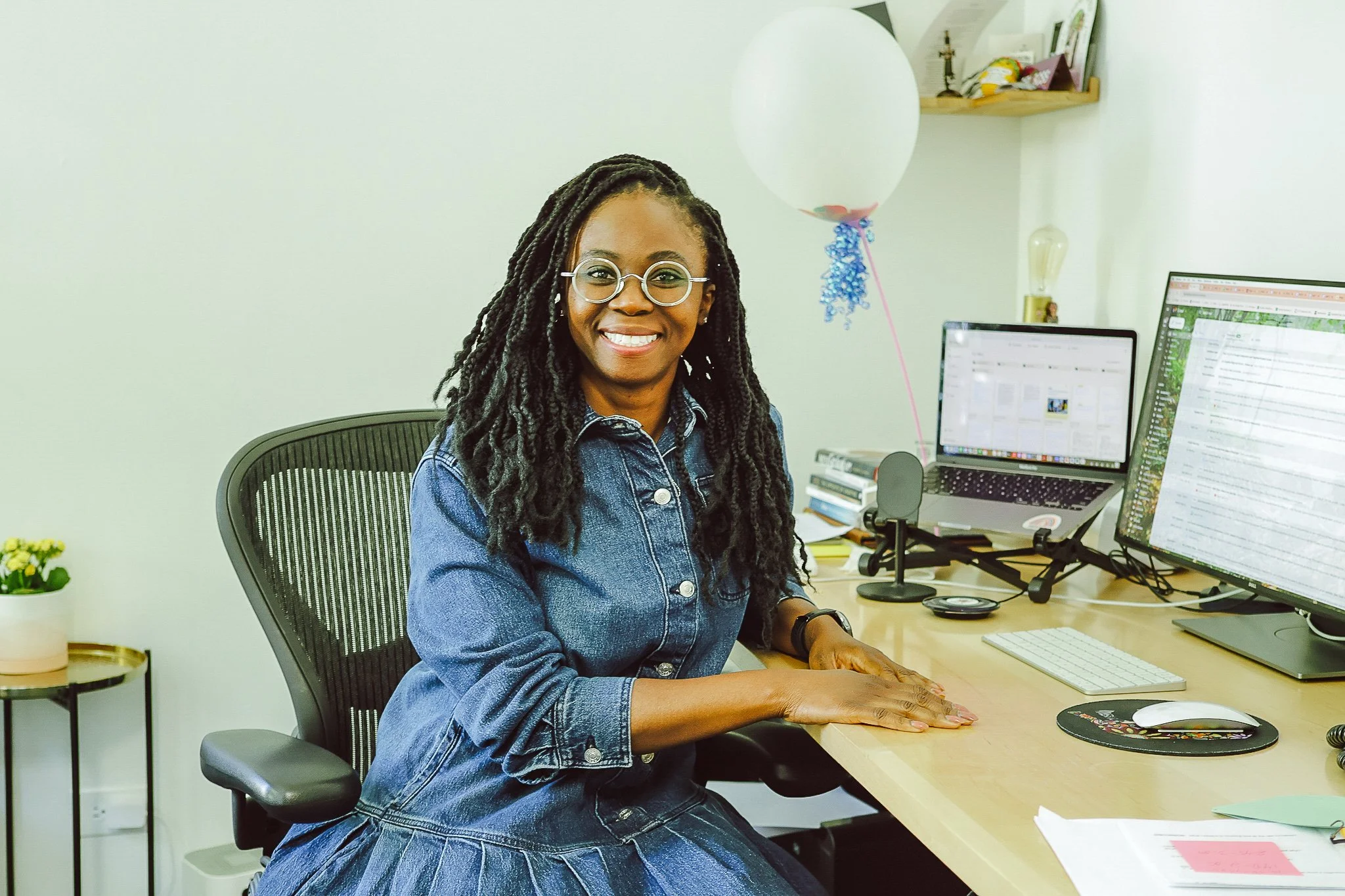 Ms. Taylor, High School Principal, Campbell Hall. Photographed in her office in Studio City