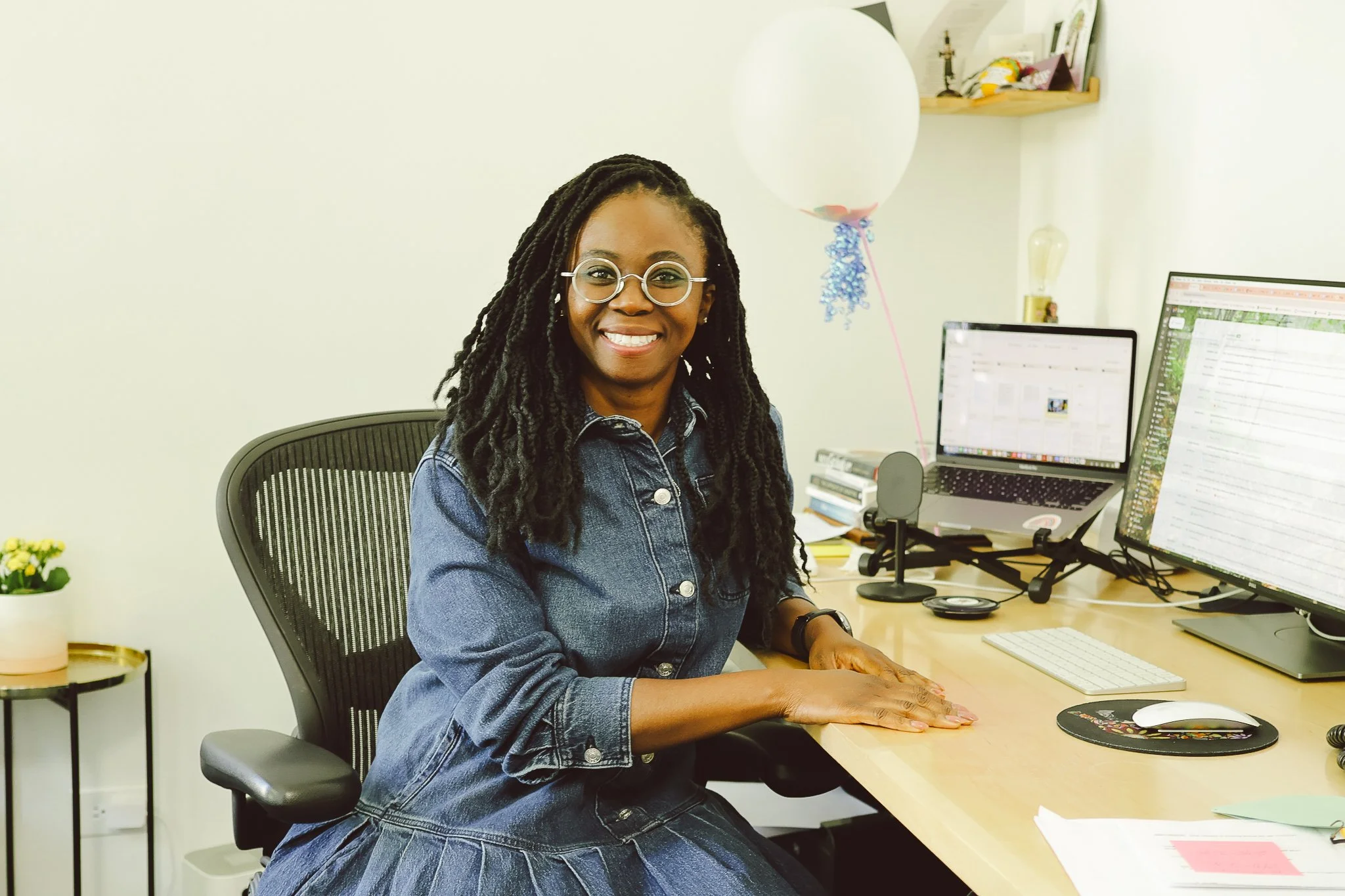 Ms. Taylor, High School Principal, Campbell Hall. Photographed in her office in Studio City