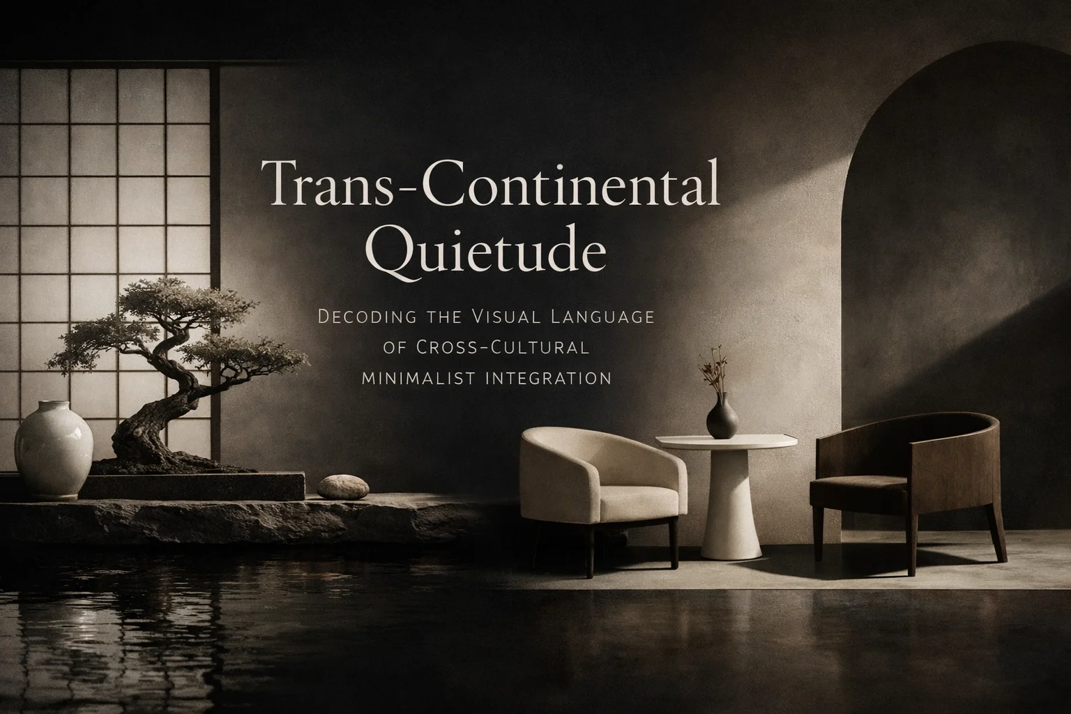 Trans-Continental Quietude: Decoding the Visual Language of Cross-Cultural Minimalist Integration