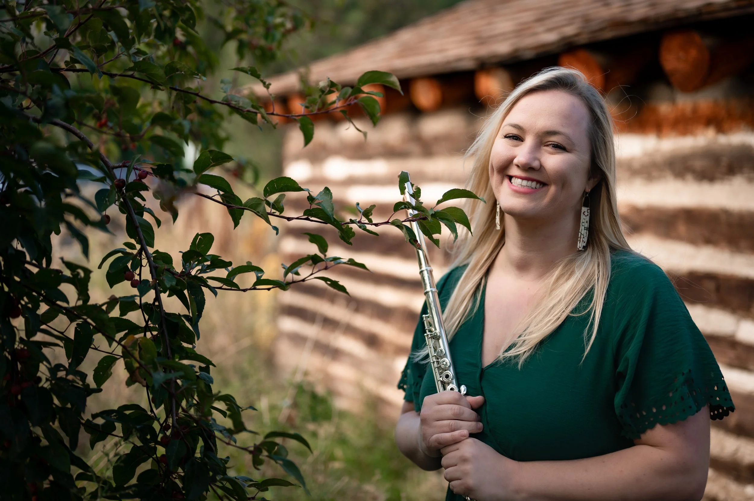 Katy Wherry, flute, COmpass REsonance