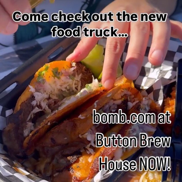 Come check out bomb.kom TONIGHT at @buttonbrewhouse with their vast menu &hellip; what will your favorite item be? 

Let us know!!!

@skyhighpartyaz #localsupportinglocal