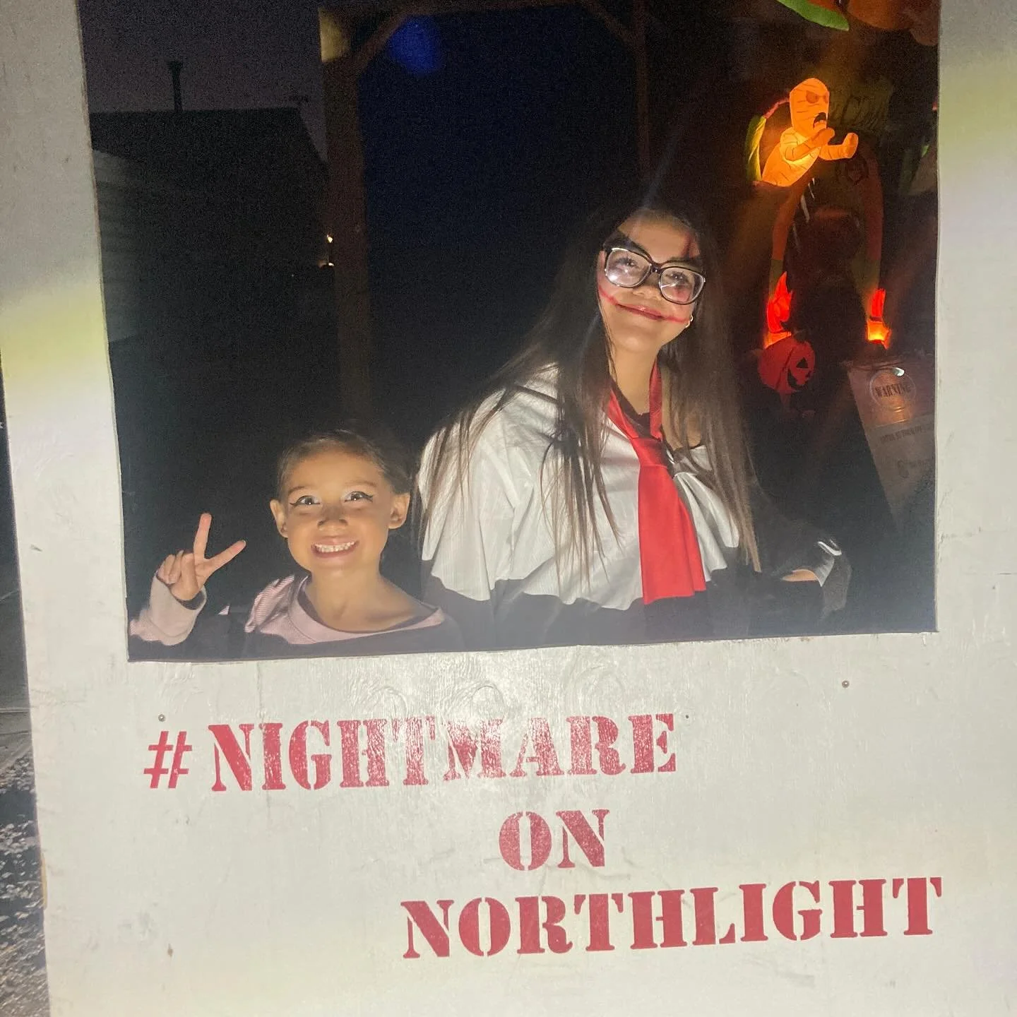 One night only until 10pm come now! #nightmareonnorthlight