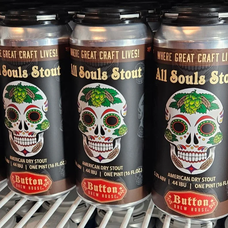Back in Cans!

All Soul Stout
5.3% ABV | 44 IBU | AMERICAN DRY STOUT | YEAR-ROUND CLASSIC
This American Dry Stout was inspired by its English and Irish cousins. It is a deep, robust, and richly rewarding craft beer. It has distinct notes of coffee, c