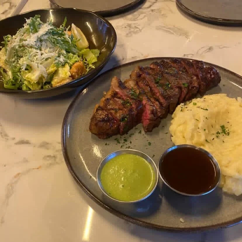 Delicious dinner at @forbes_meat_company last night!