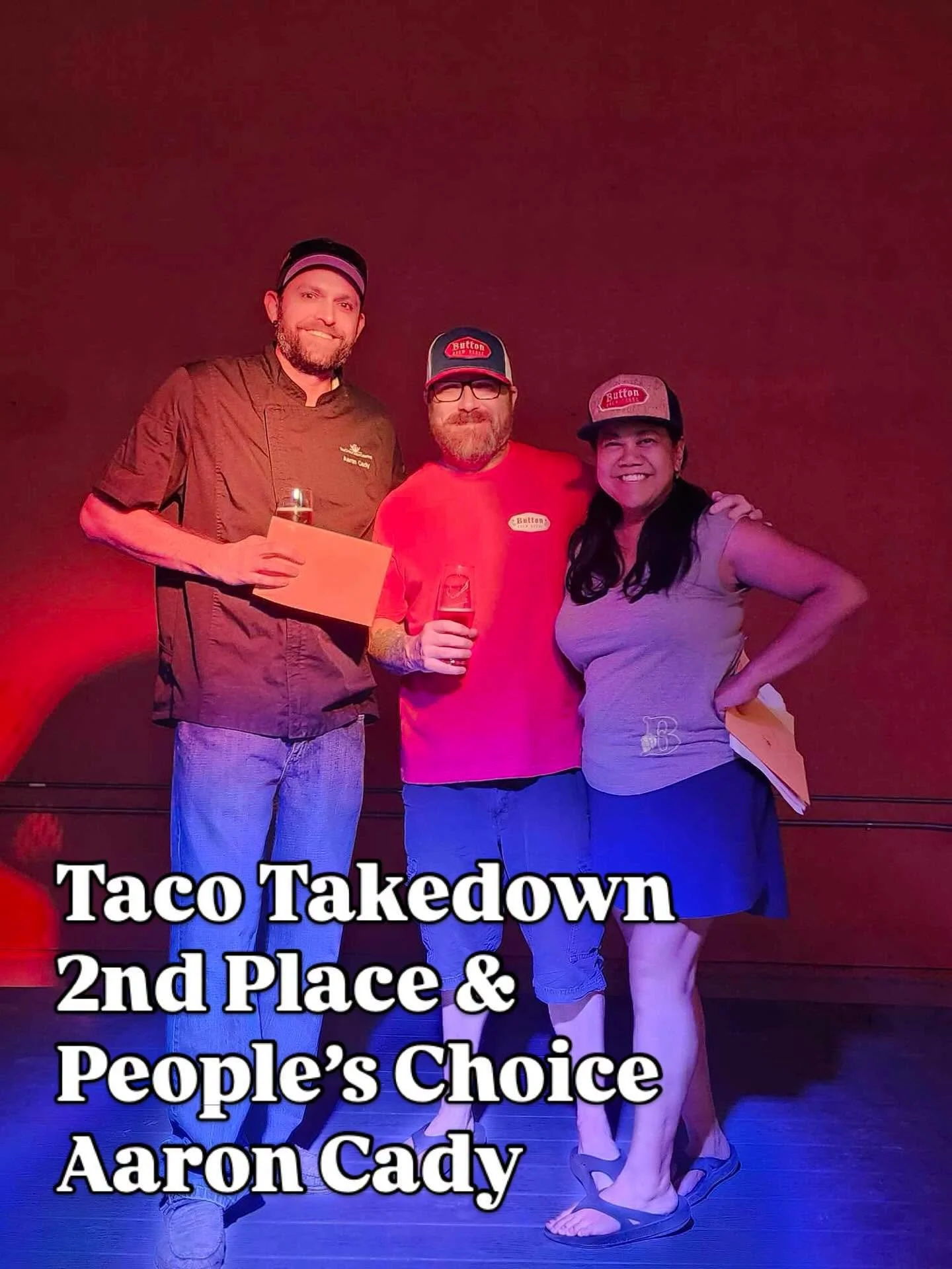And the Taco Takedown winners are &hellip; 2nd Place Judges &amp; People&rsquo;s Choice &hellip; Aaron Cady @thecrazycadyscatering @chefcady
