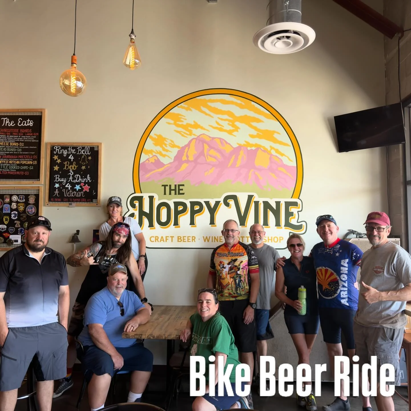The Button Brew House BIke Beer Ride went to Hoppy Vine today! Looks like they really like that route. Yay!

#beerfriendsarethebestfriends #localsupportinglocal