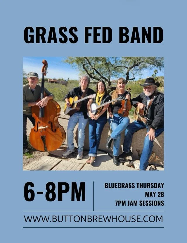 05.28 Thu Open 2-8pm | 5-7pm Hoppy Hour
6-8pm 🎤 Music: Grass Fed Band | Food: Brazilian Delights

05.29 Fri Open 12-10pm
25% off Pitchers | 5-7pm Hoppy Hour
6-8pm 🎤 Music: Monsoon Sky 🍴 Food: Gino&rsquo;s Cafe

05.30 Sat Open 12-10pm | 12-5pm Hopp