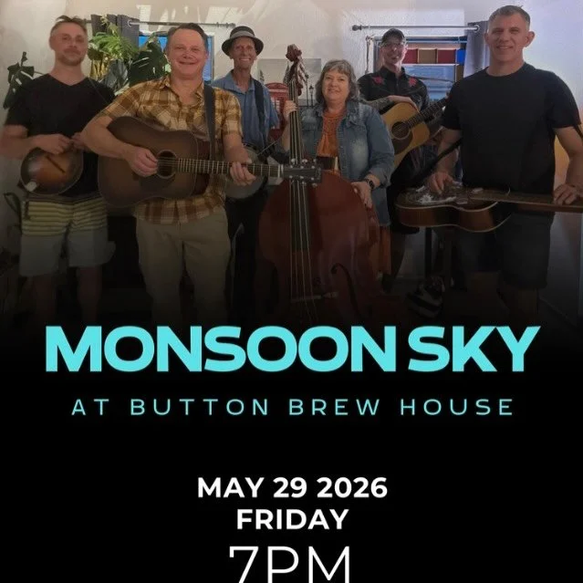 05.29 Fri Open 12-10pm
25% off Pitchers | 5-7pm Hoppy Hour
6-8pm 🎤 Music: Monsoon Sky 🍴 Food: Gino&rsquo;s Cafe

05.30 Sat Open 12-10pm | 12-5pm Hoppy Hour
6pm Double Birthday Party for Adrian &amp; Erika

05.31 Sun Open 12-6pm
$2 off Micheladas