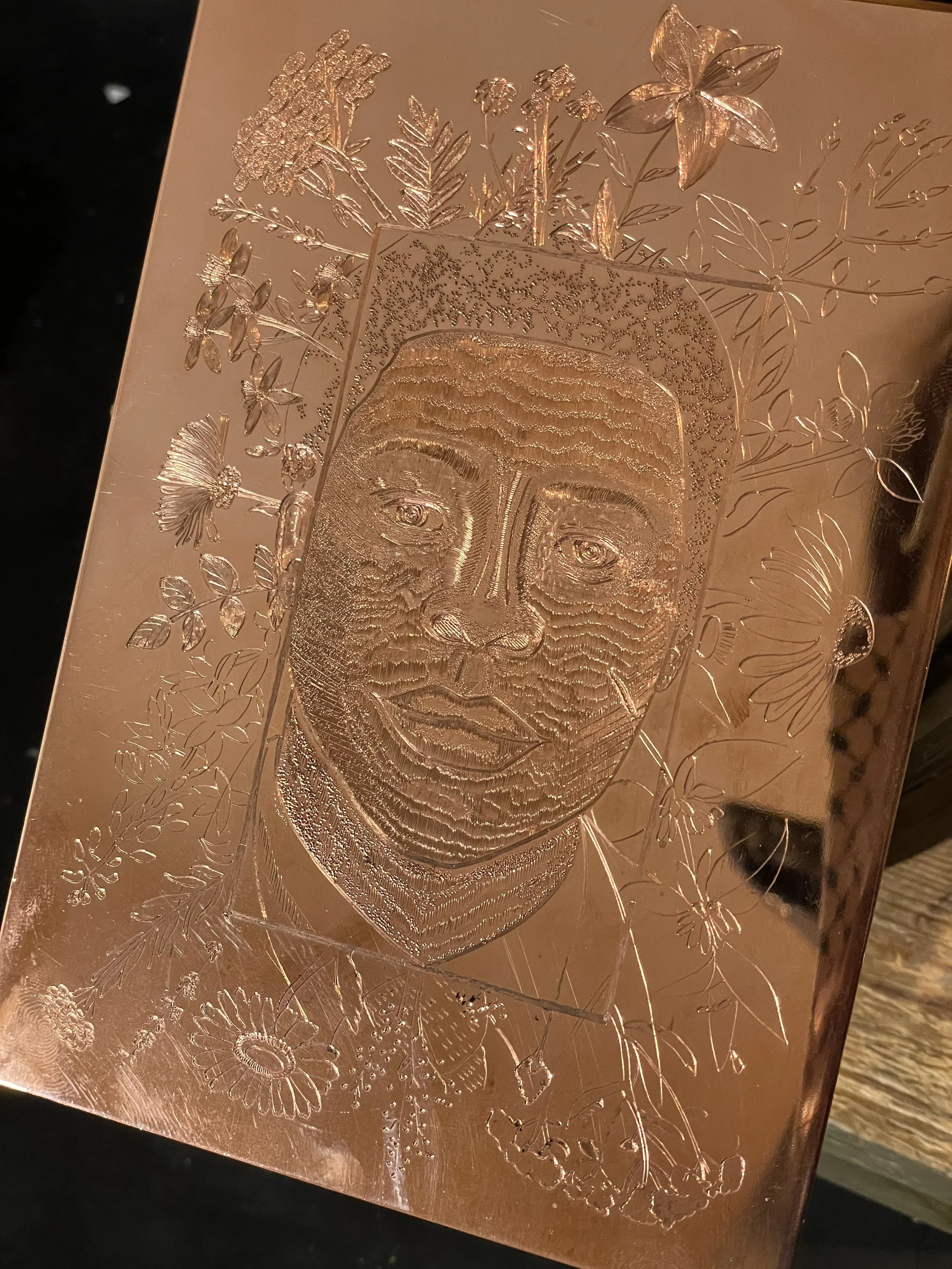 Portrait On Copper (WIP)