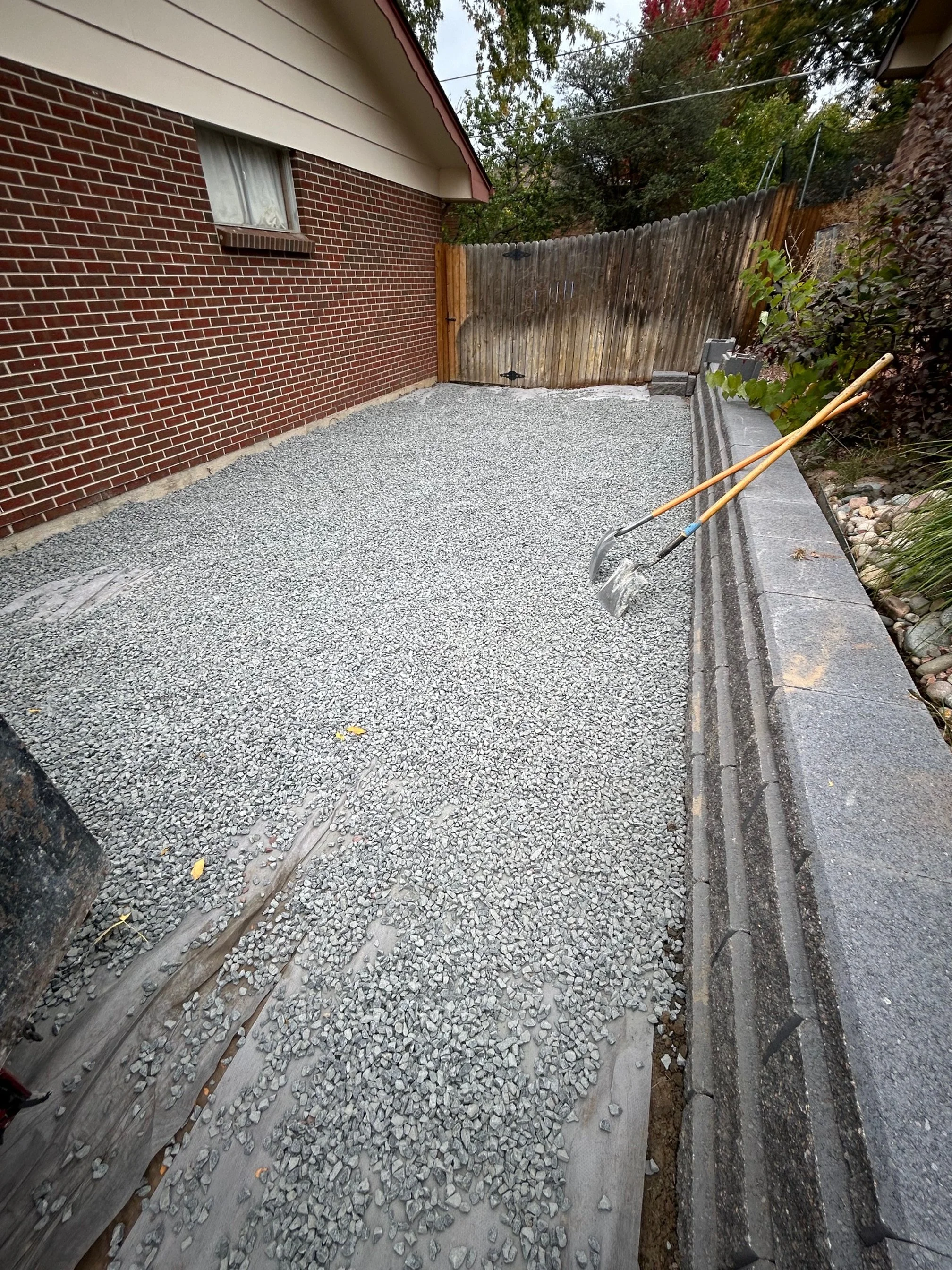 Retaining Wall & Driveway