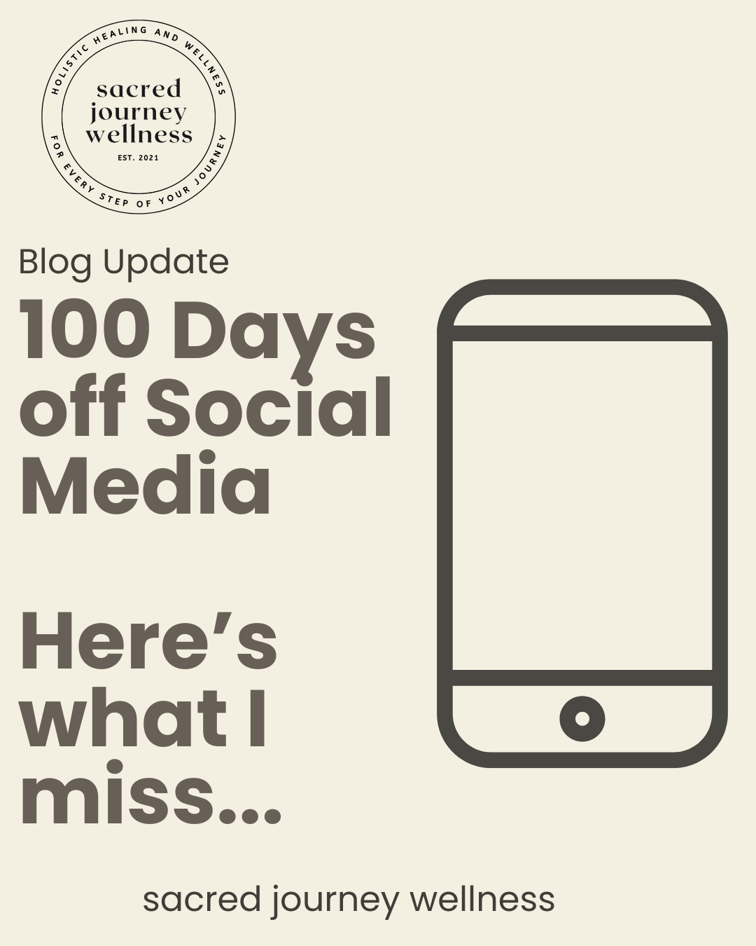 Update-100 days off social media