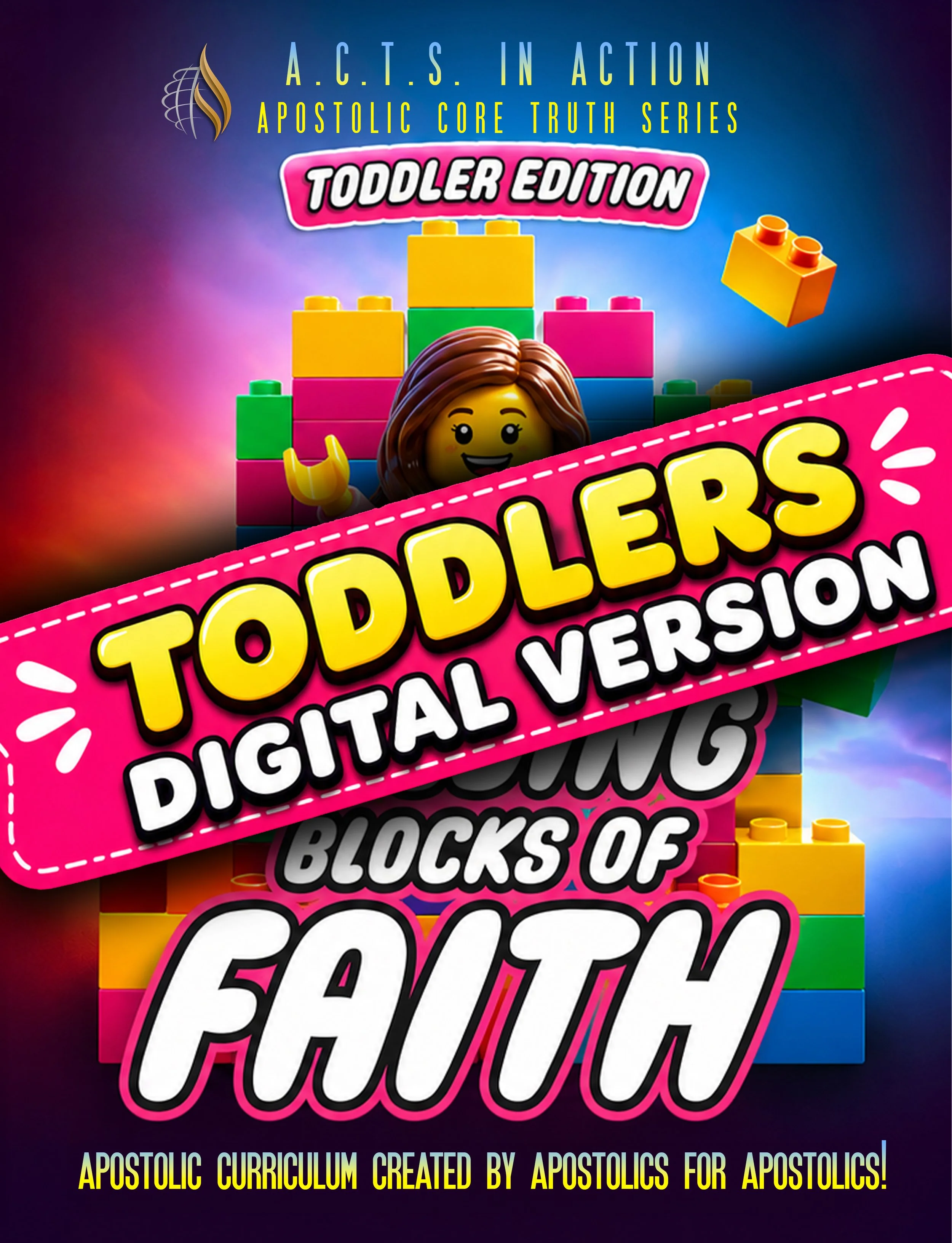 TODDLERS - Quarter 1 (A1) - Building Blocks of Faith - Digital Copy - Church-wide License