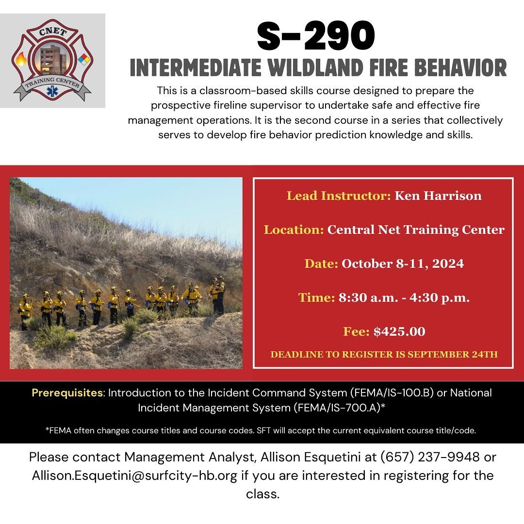 Register now for S-290 | Oct 8-11, 2024

🚨Deadline to register is September 24th! 🚨

Click the link in our bio to register!