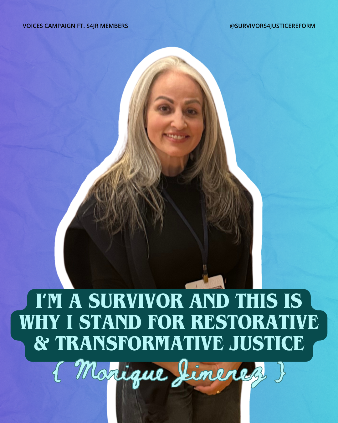 Monique: Justice Should Go Beyond Punishment
