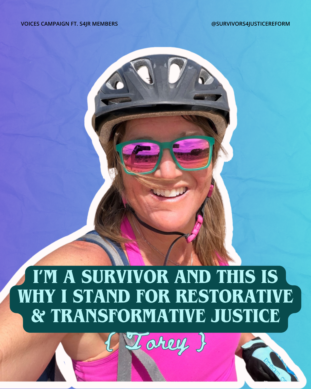 Torey: The Criminal Justice System Was Re-Traumatizing