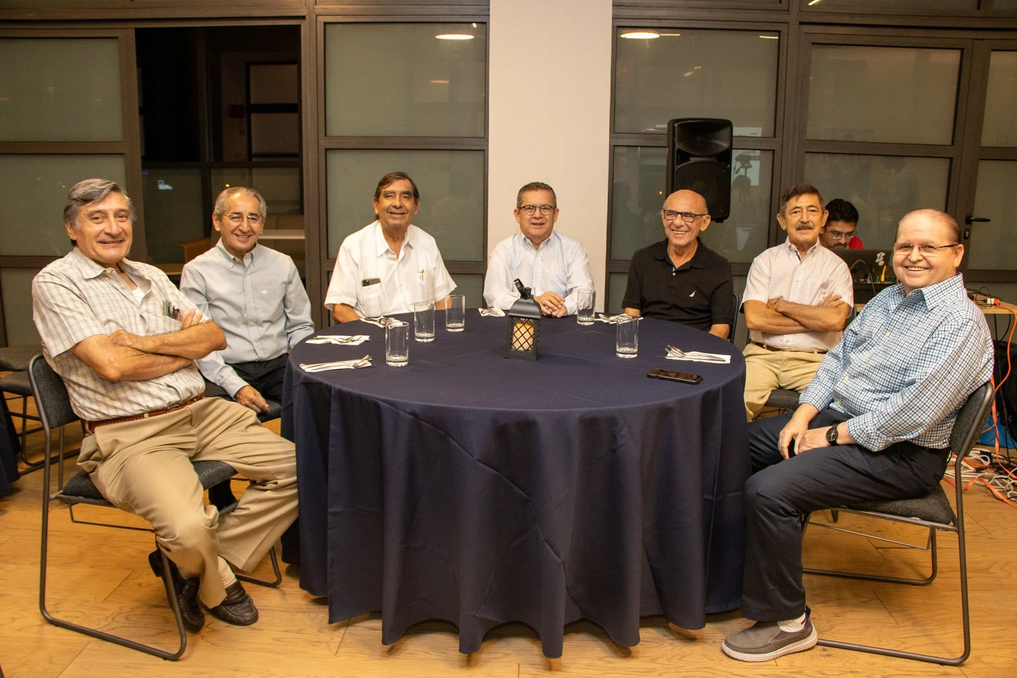 Socios durante una sesión del Colegio