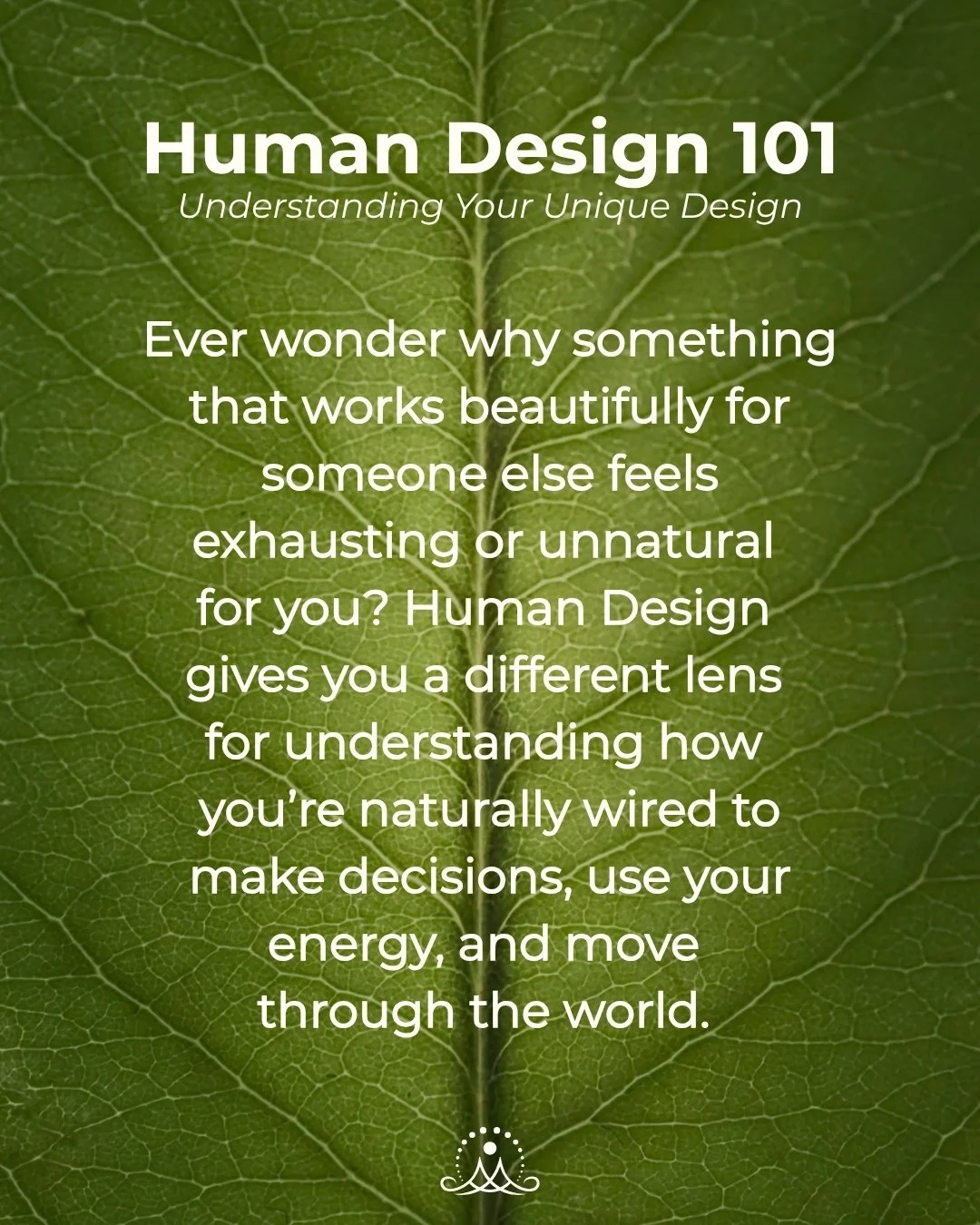 Human Design offers you a personal roadmap for understanding how you're naturally wired to move through life. 🌌

Join us on Sunday, September 27th, for the Human Design 101 Workshop and unveil a deeper understanding of your own personal chart. Regis