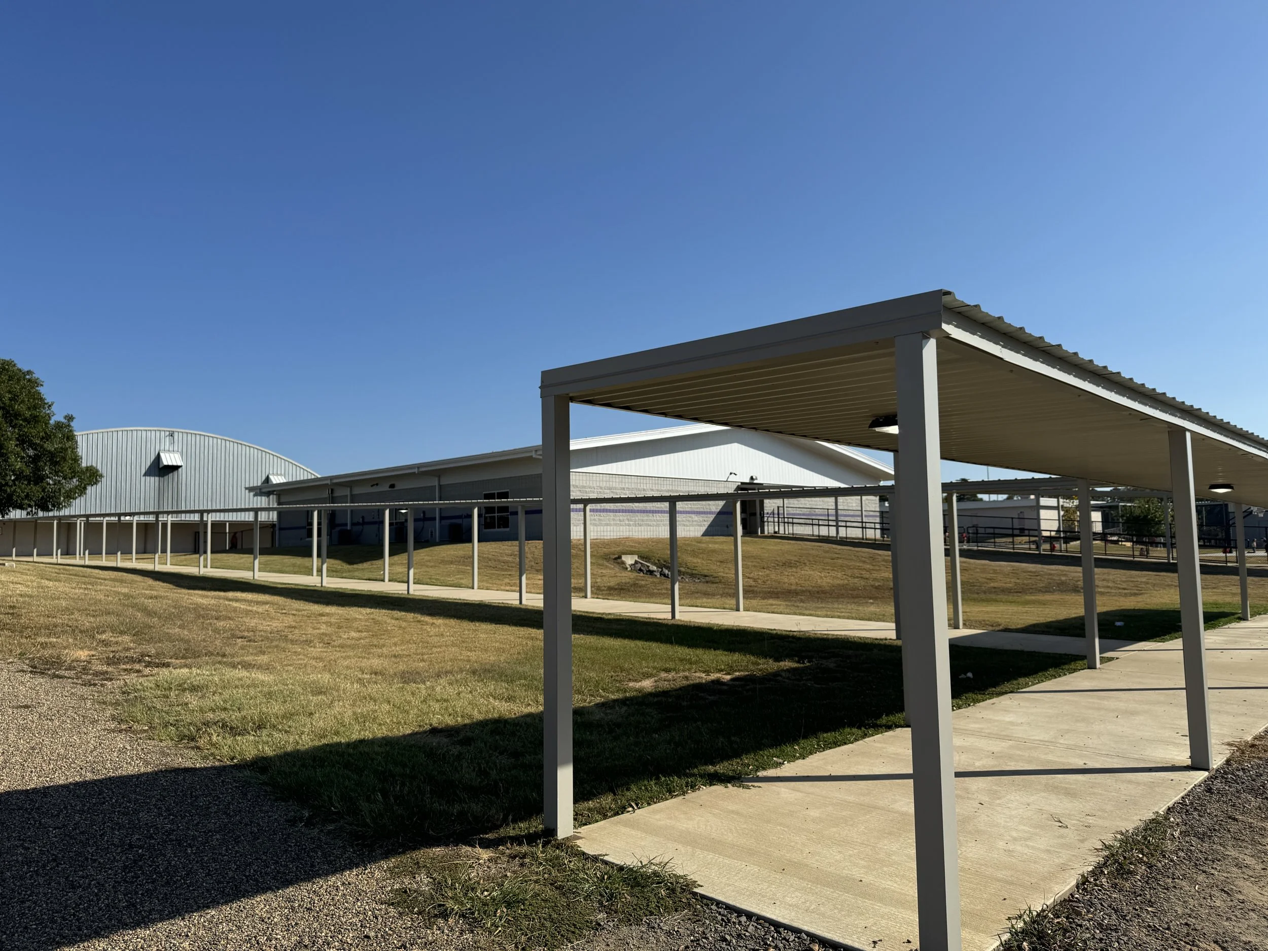 Fouke Elementary Sidewalk Awning