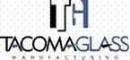 TACOMA GLASS logo with the letters 'TG' above the company name