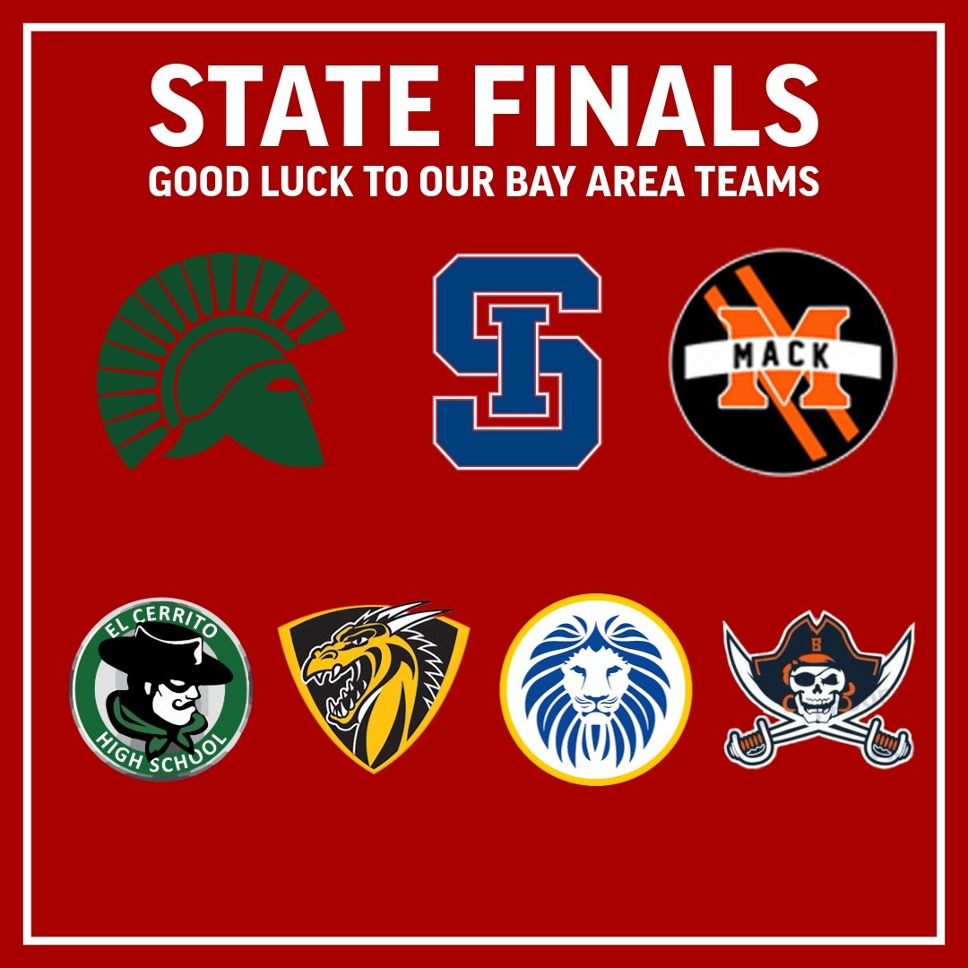 🏈 BEST OF LUCK TO OUR BAY AREA TEAMS PLAYING FOR STATE TITLES 🏆 BRING IT HOME