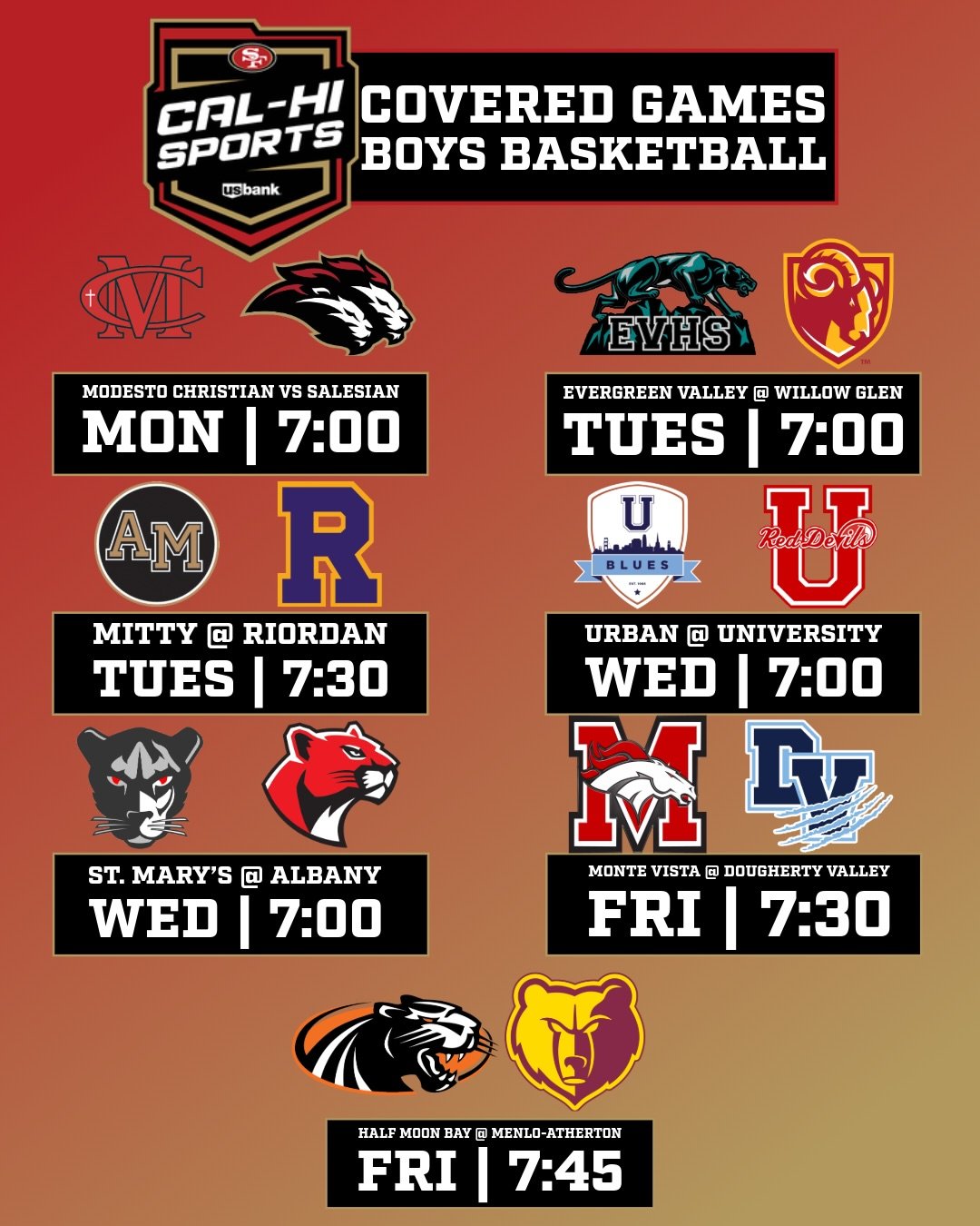 WEEK 22 SCHEDULE 🚨 Which games are you looking forward to this week?