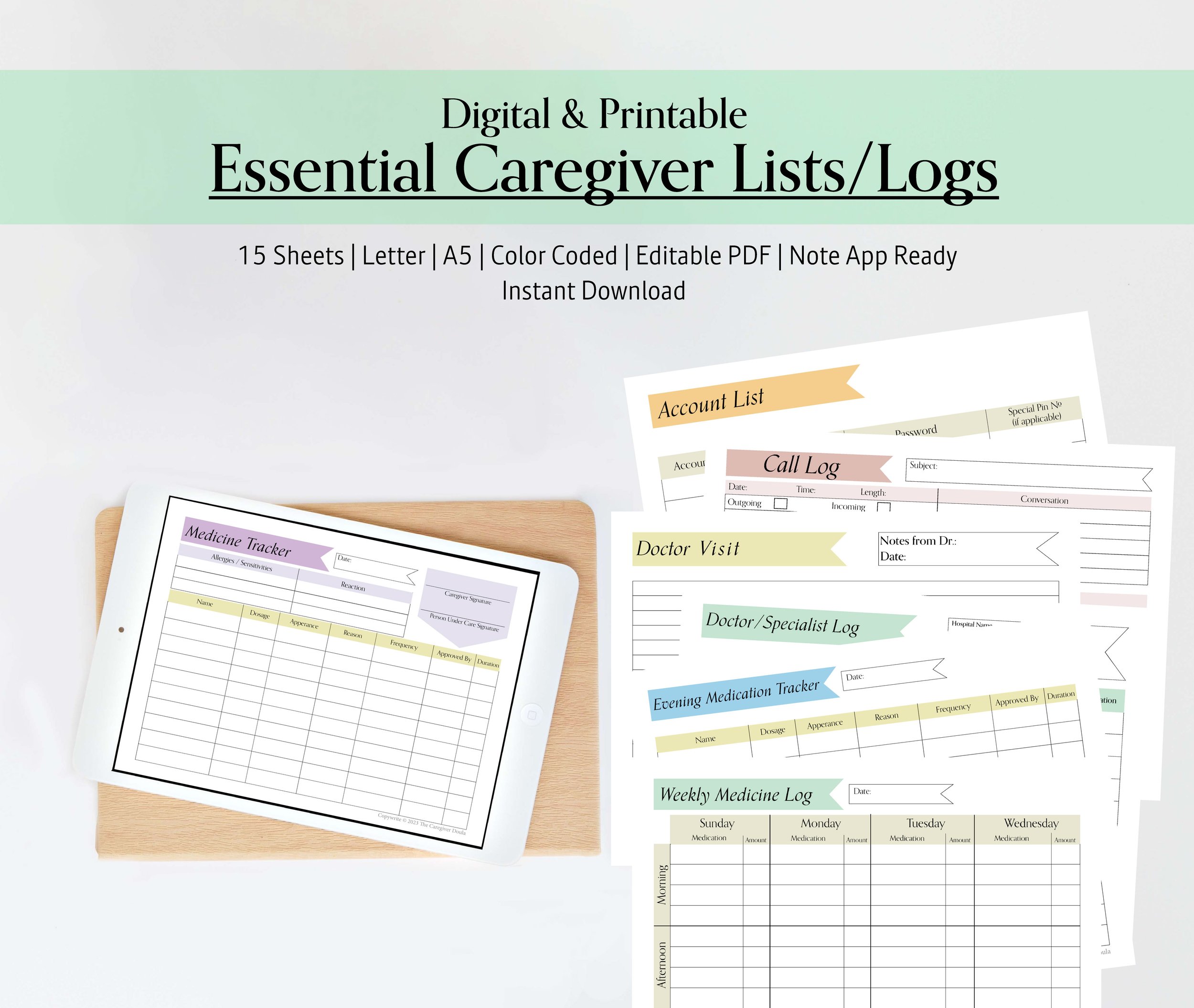 Essential Care Sheets Set