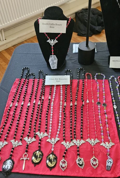 Gothic Rosaries and Jewelry | Damien & Heather | Nocturnal Morningstar