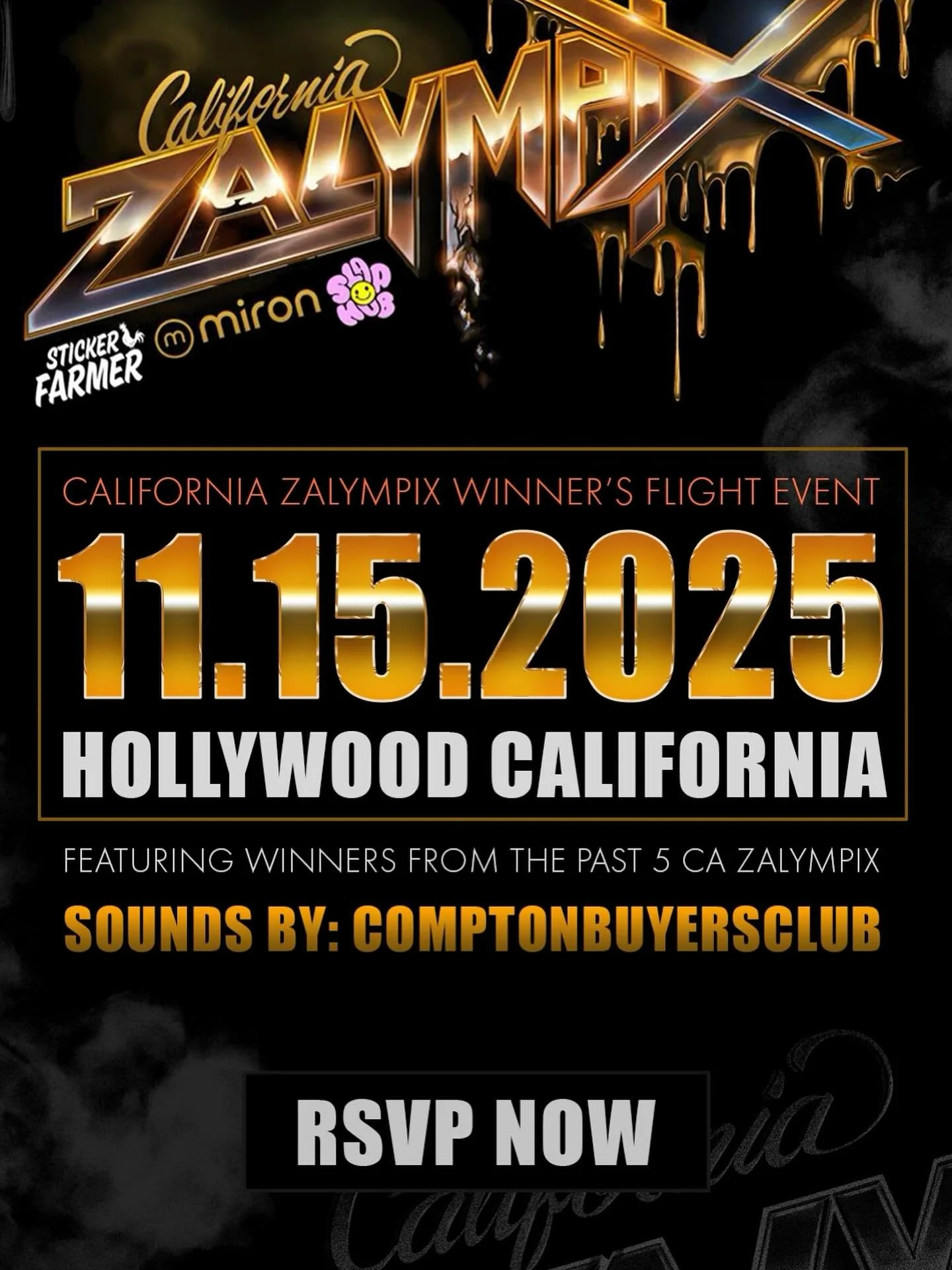 We are excited to host the Winners Flight Awards Ceremony in Hollywood on 11/15/25. This is an industry event. There is limited capacity however you can rsvp and we will do our best to accommodate you. Looking forward to celebrating the 26 growers wh