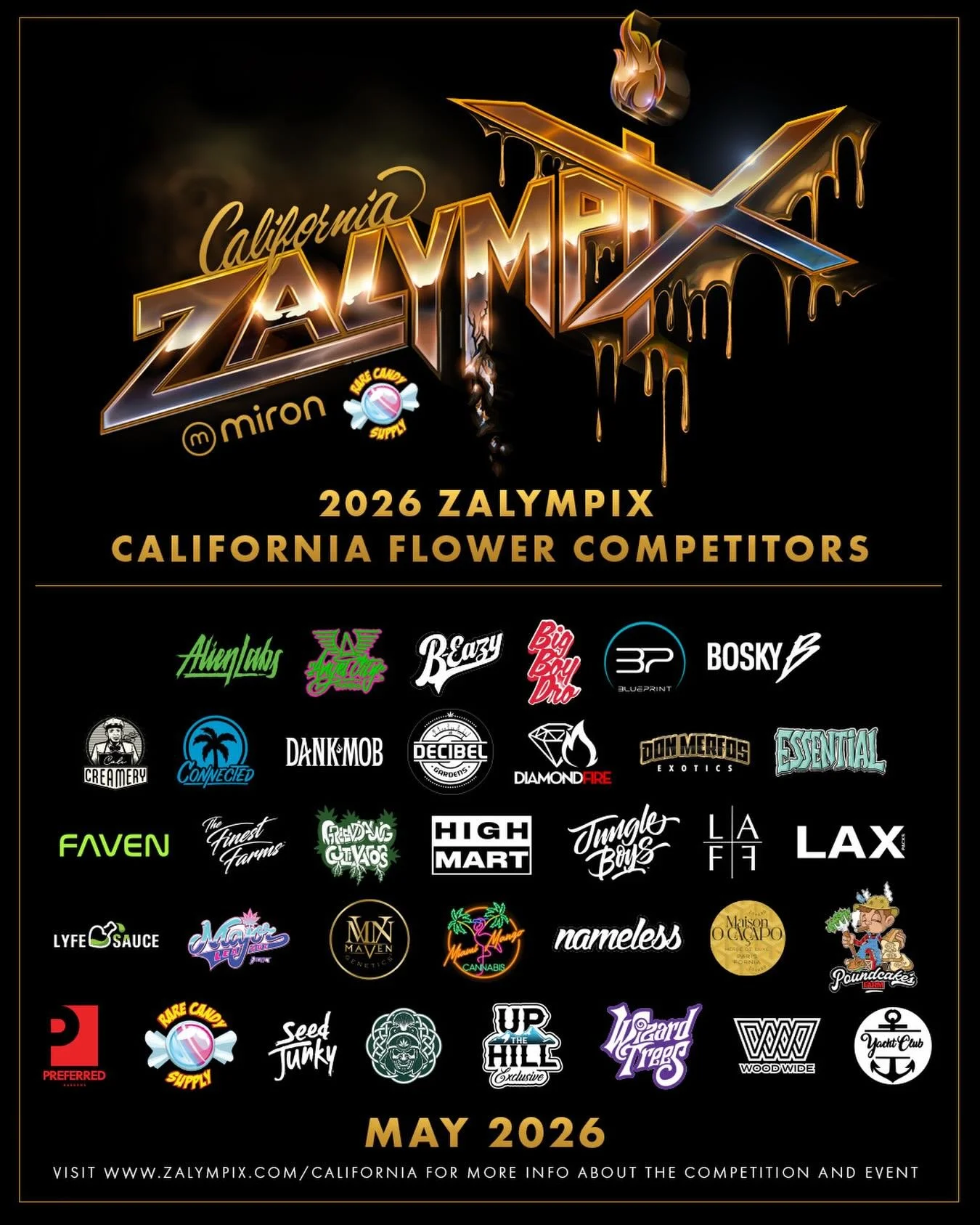 Gearing up for another great lineup for the 2026 California Zalympix. Early Bird Tickets for the awards Ceremony and Event are on sale. Link in bio. Looking forward to seeing how the people and industry vote this year! More info always available at w